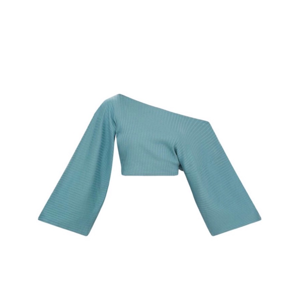 Fashion Nova Off the Shoulder High Waist Short Set - Picture 5 of 6